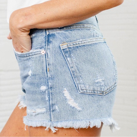 Agolde denim short size 24 - Picture 2 of 6